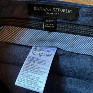 Men’s Banana Republic Dress Pants Slim Fit 33-30